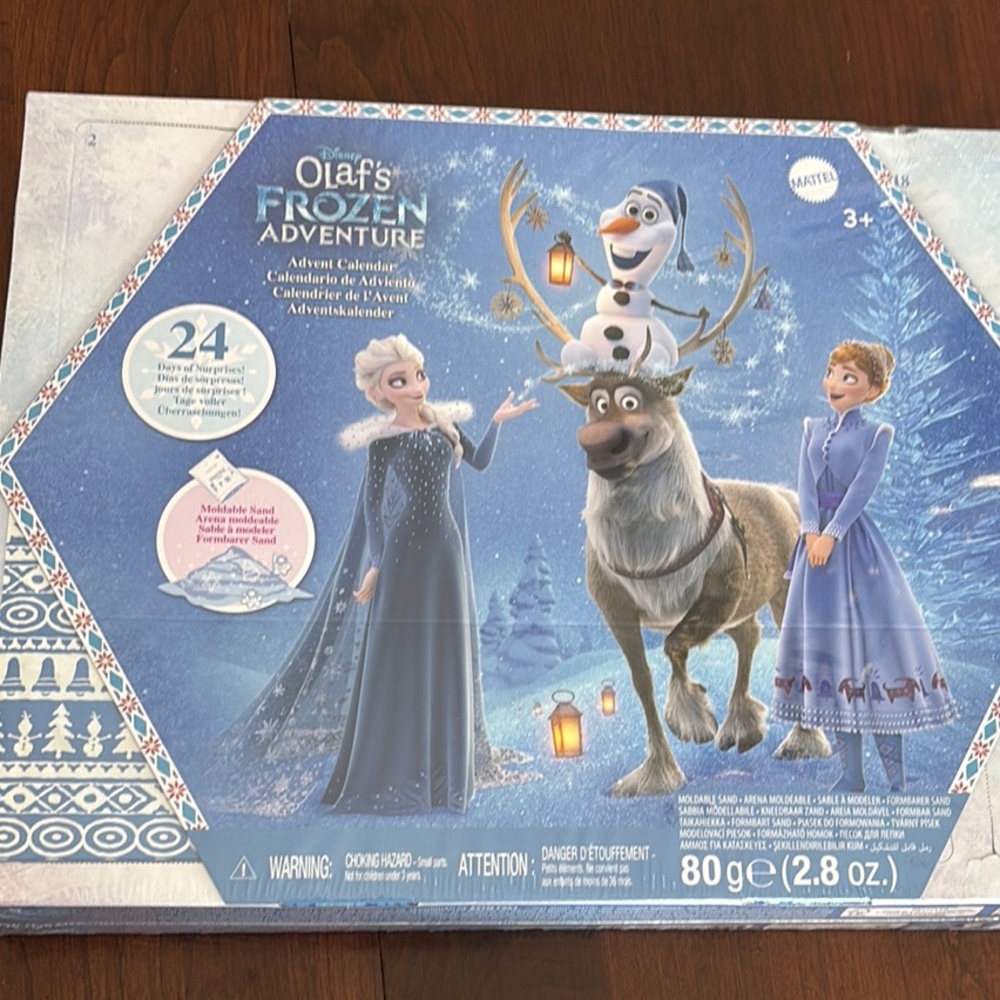New Advent Calendar Mattel Frozen Adventure with Elsa and Olaf